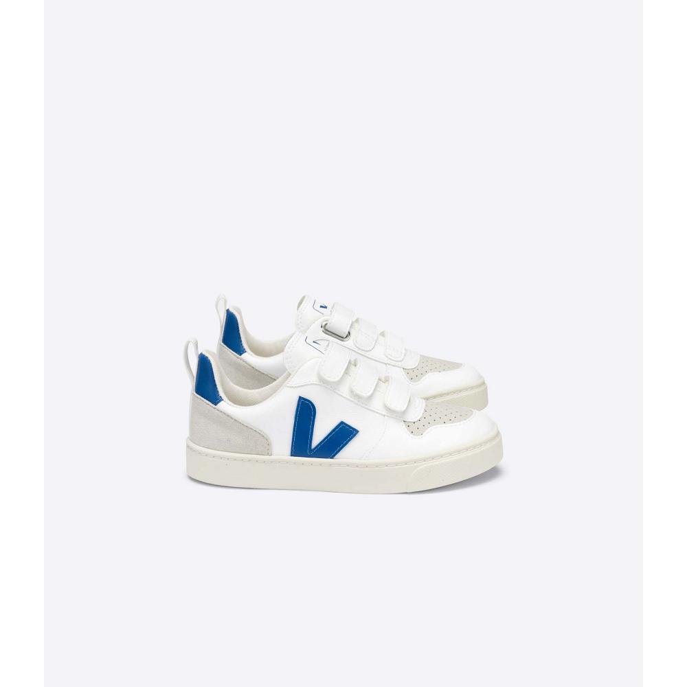 Veja V-10 CWL Joggesko Barn White/Blue | NO 855HAP